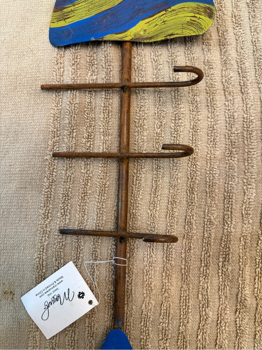 Nautical themed hanging hook